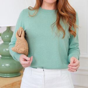 J. Crew Cashmere classic-fit crewneck sweater Size M